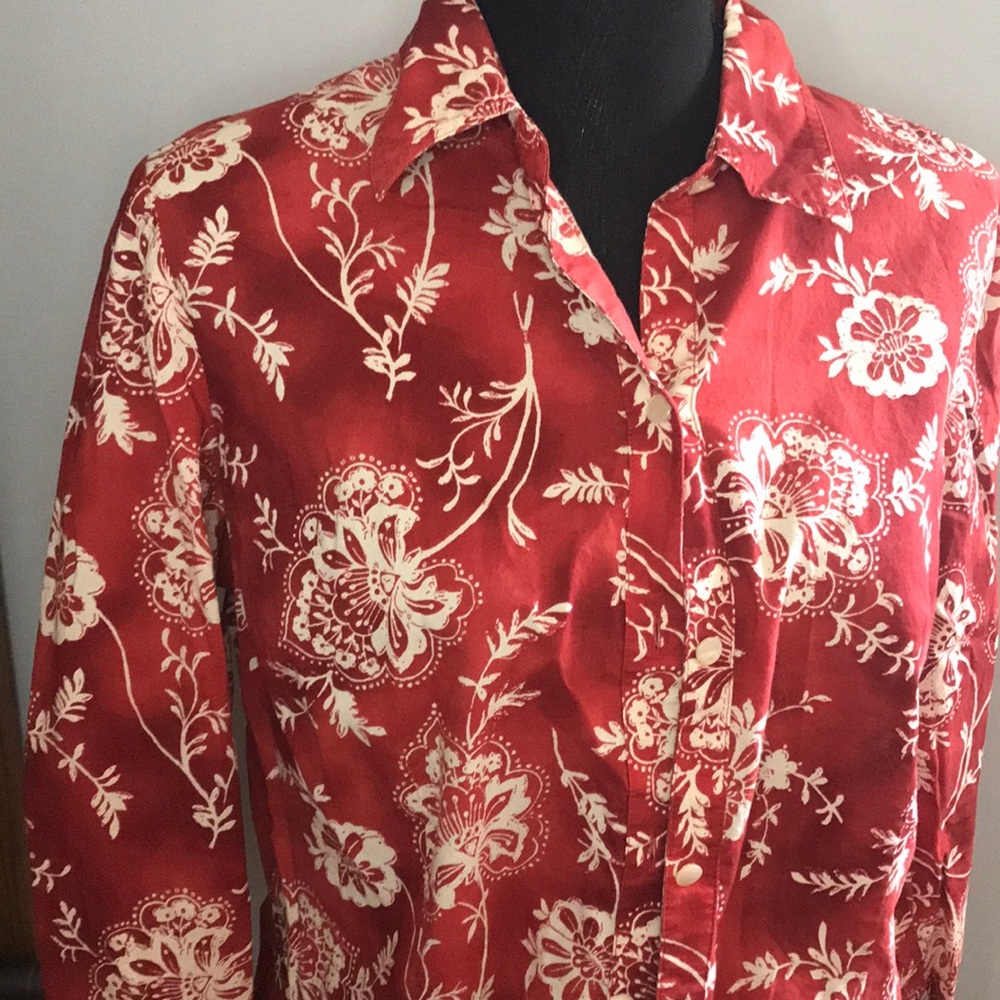 Liz & Co vintage look top